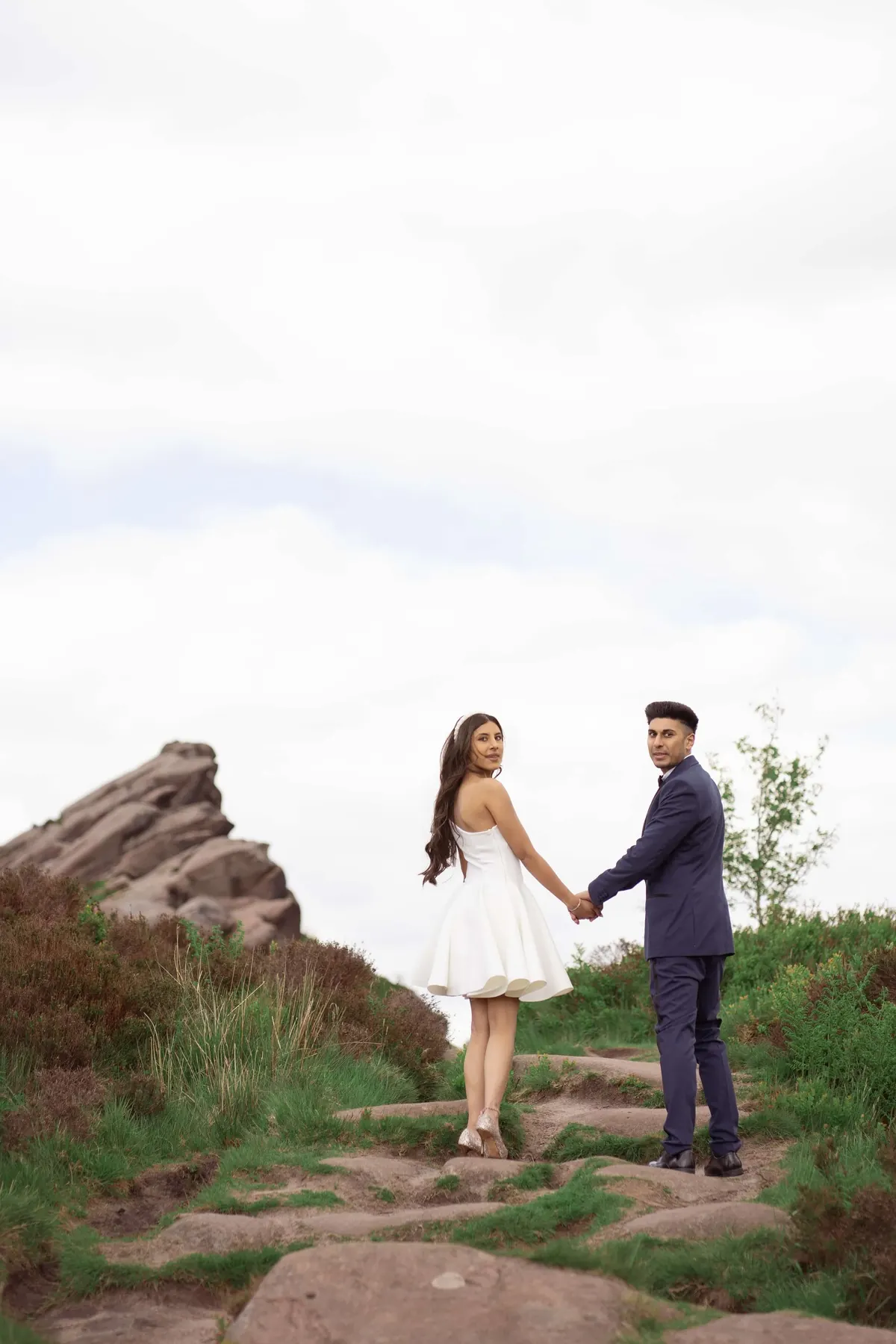 Rachel and Lal wedding portrait